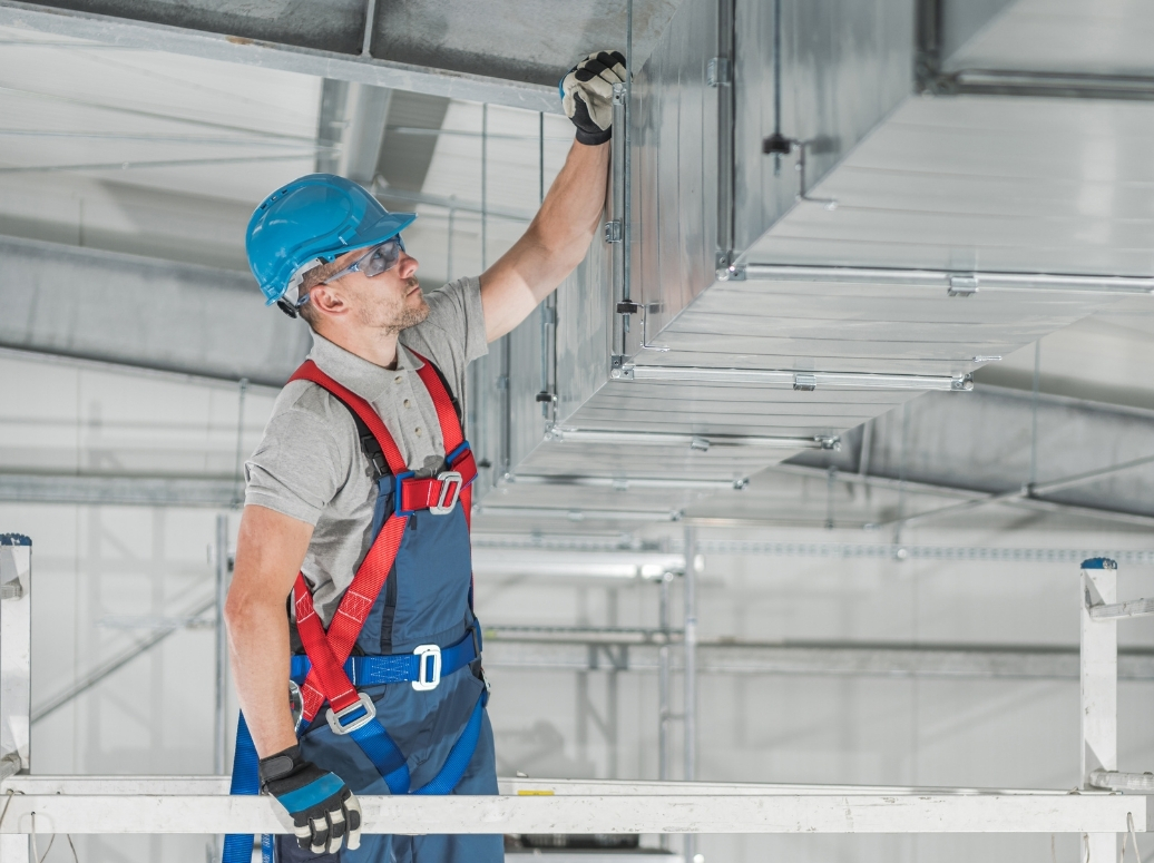 Entretien du conduit ventilation CVCA